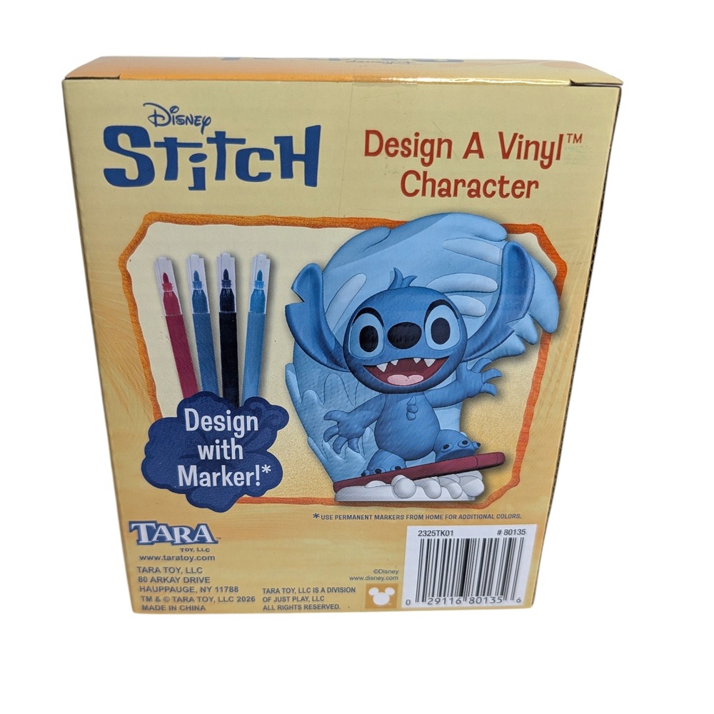Disney Stitch Design A Vinyl Character Art‎ Kit Kids 3+ Markers NEW - Picture 4 of 4
